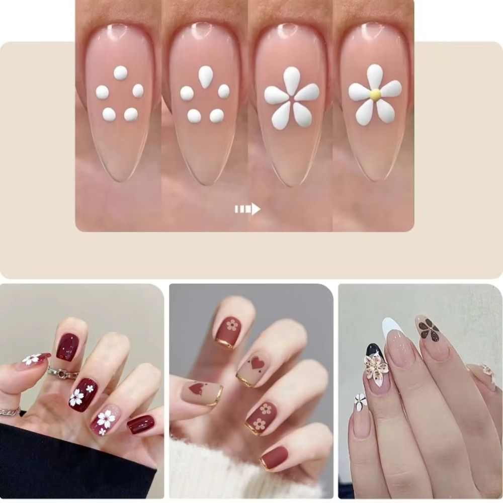 5 Petal Flower Nail Dotting Pe - Nail Art One Stroke reseña y precio