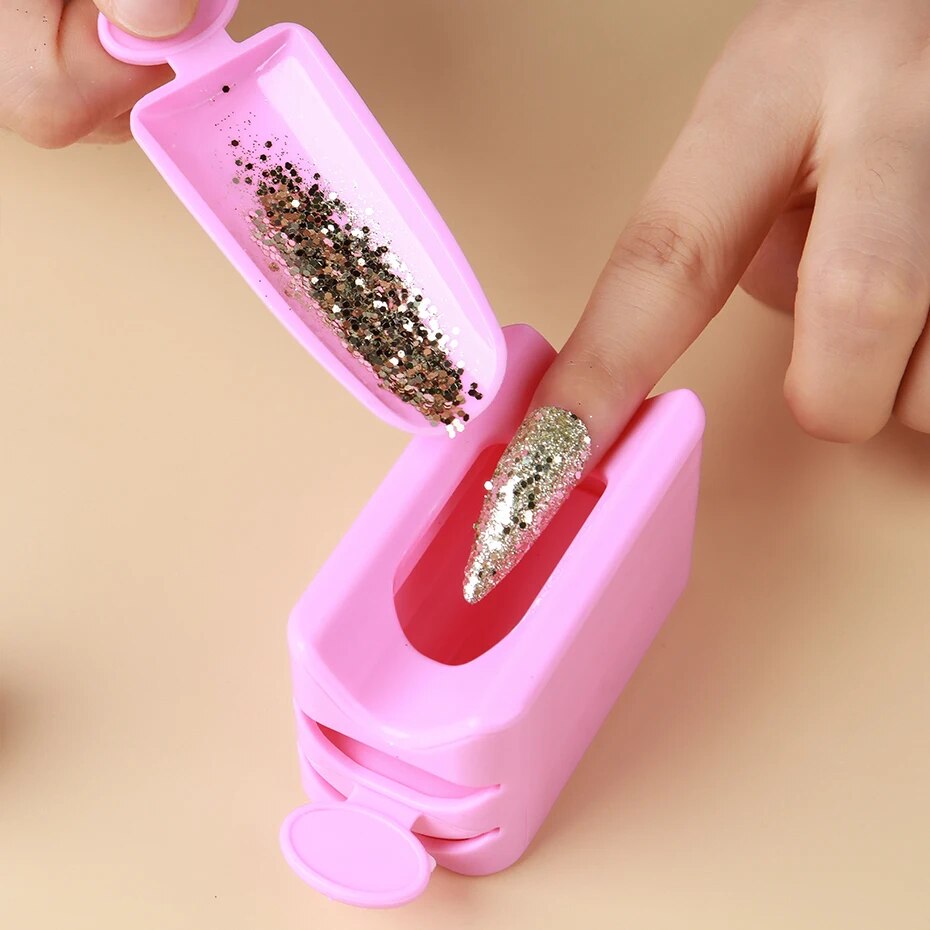 Double Layer Nail Glitter Powd - Dip Powder Nail reseña y precio