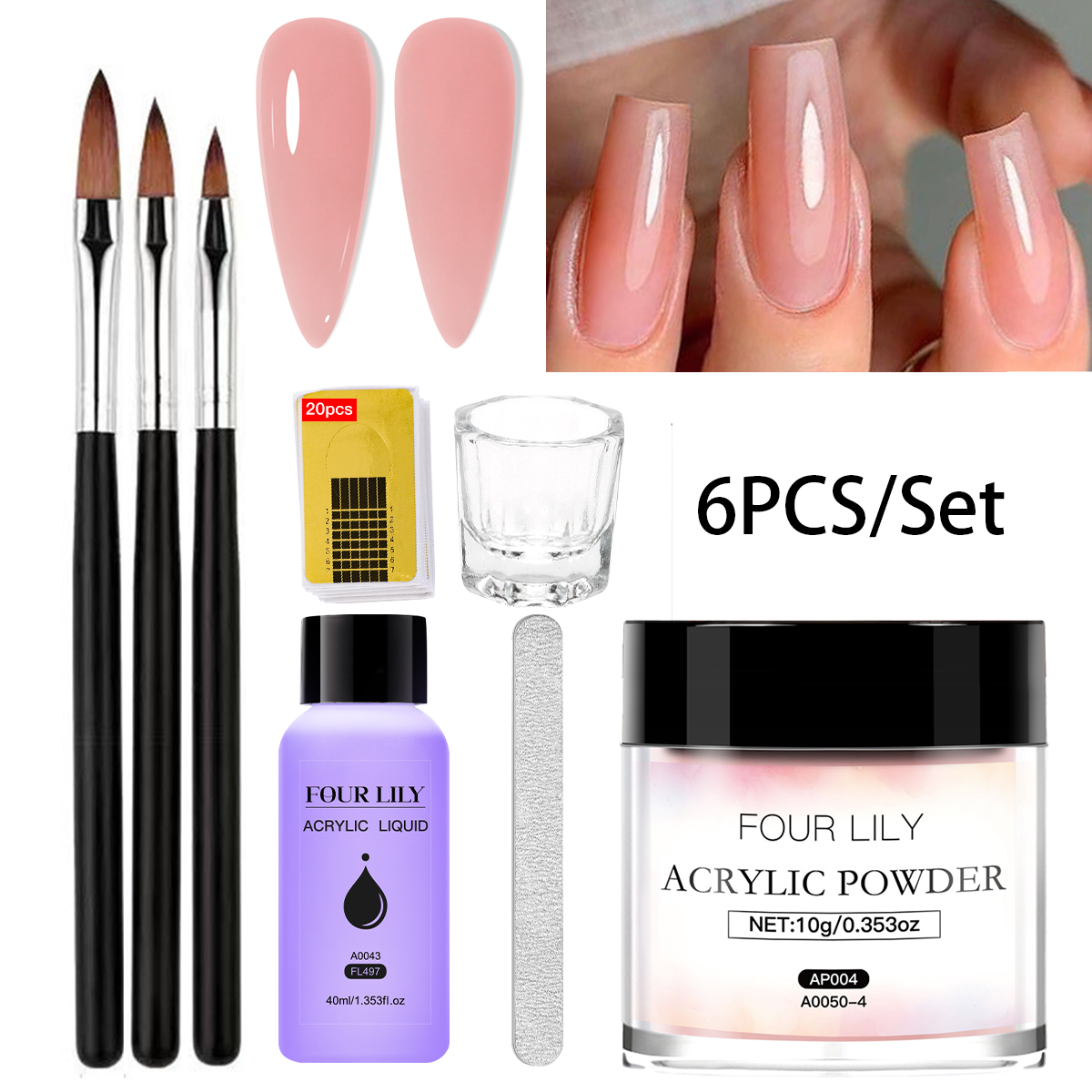 10g Nail Acrylic Powder 40ml A - Acrylic Powder Clear reseña y precio