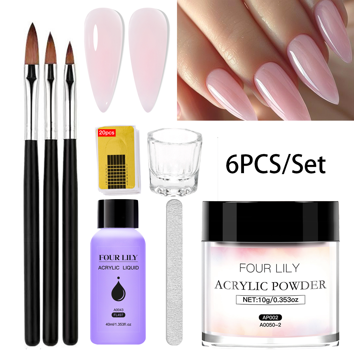 10g Nail Acrylic Powder 40ml A - Acrylic Powder Clear reseña y precio