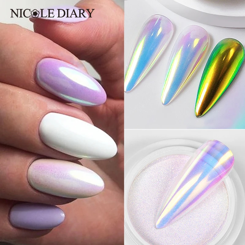 NICOLE DIARY Aurora Nail Powde - Dip Powder Nail reseña y precio