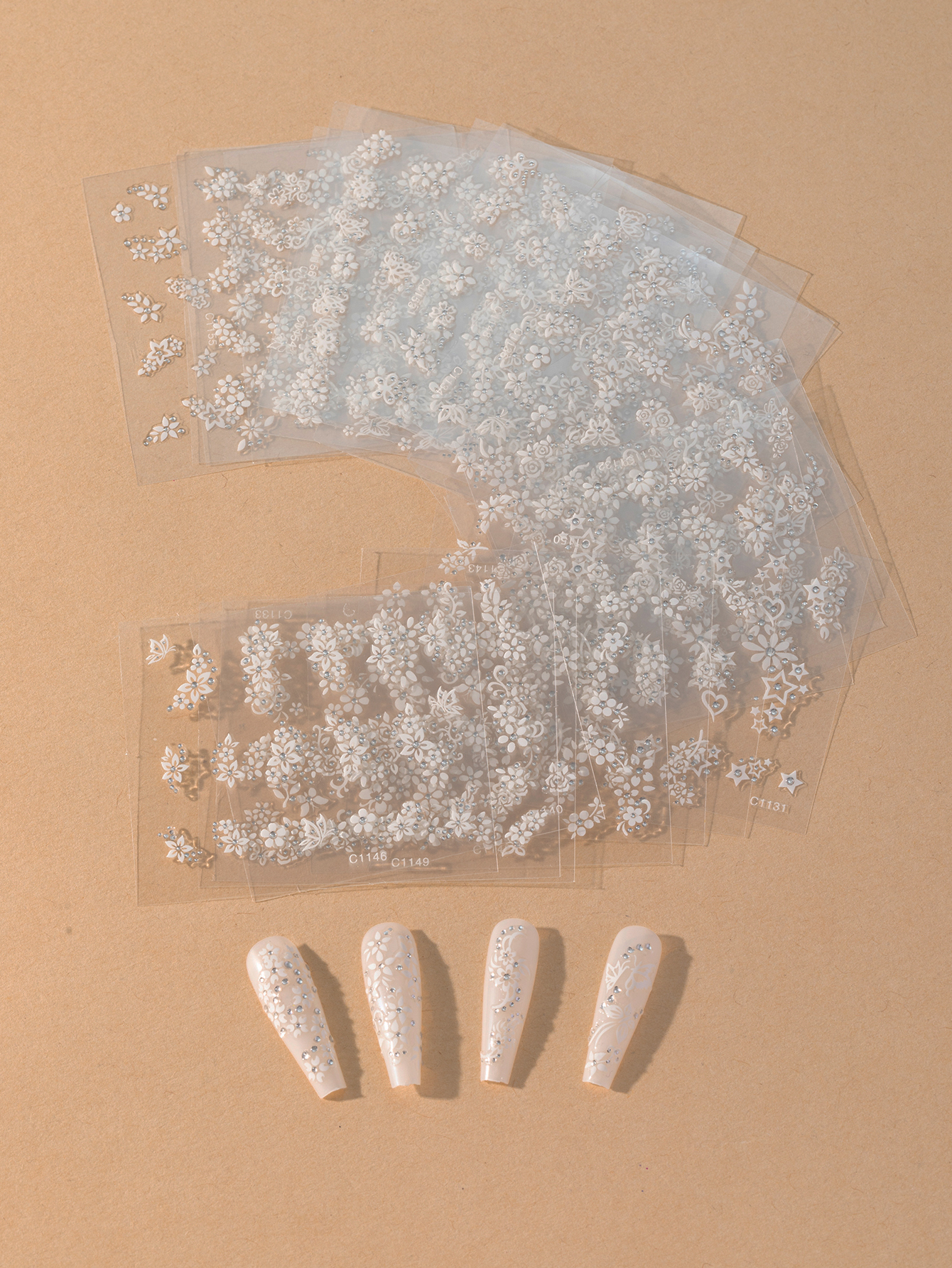 30sheets 2023 New Rhinestone W - Nail Art Lotso reseña y precio
