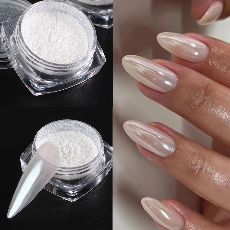 Moonlight Pearl White Nails Gl - Dip Powder Nail reseña y precio