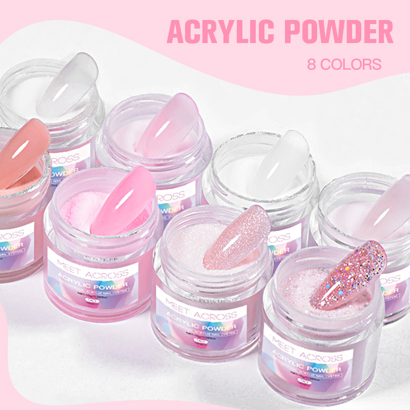 MEET ACROSS Acrylic Powder Cry - Acrylic Powder Clear reseña y precio
